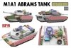 Rye Field Model 5120 M1A1 ABRAMS TANK Ukraine Update Version with Workable Tracks 1/35